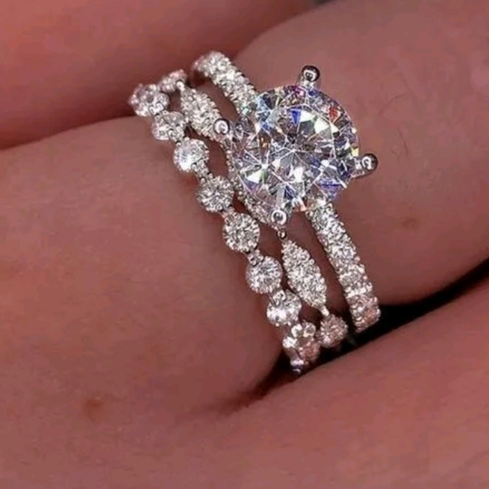 2Pcs Ring Size 6